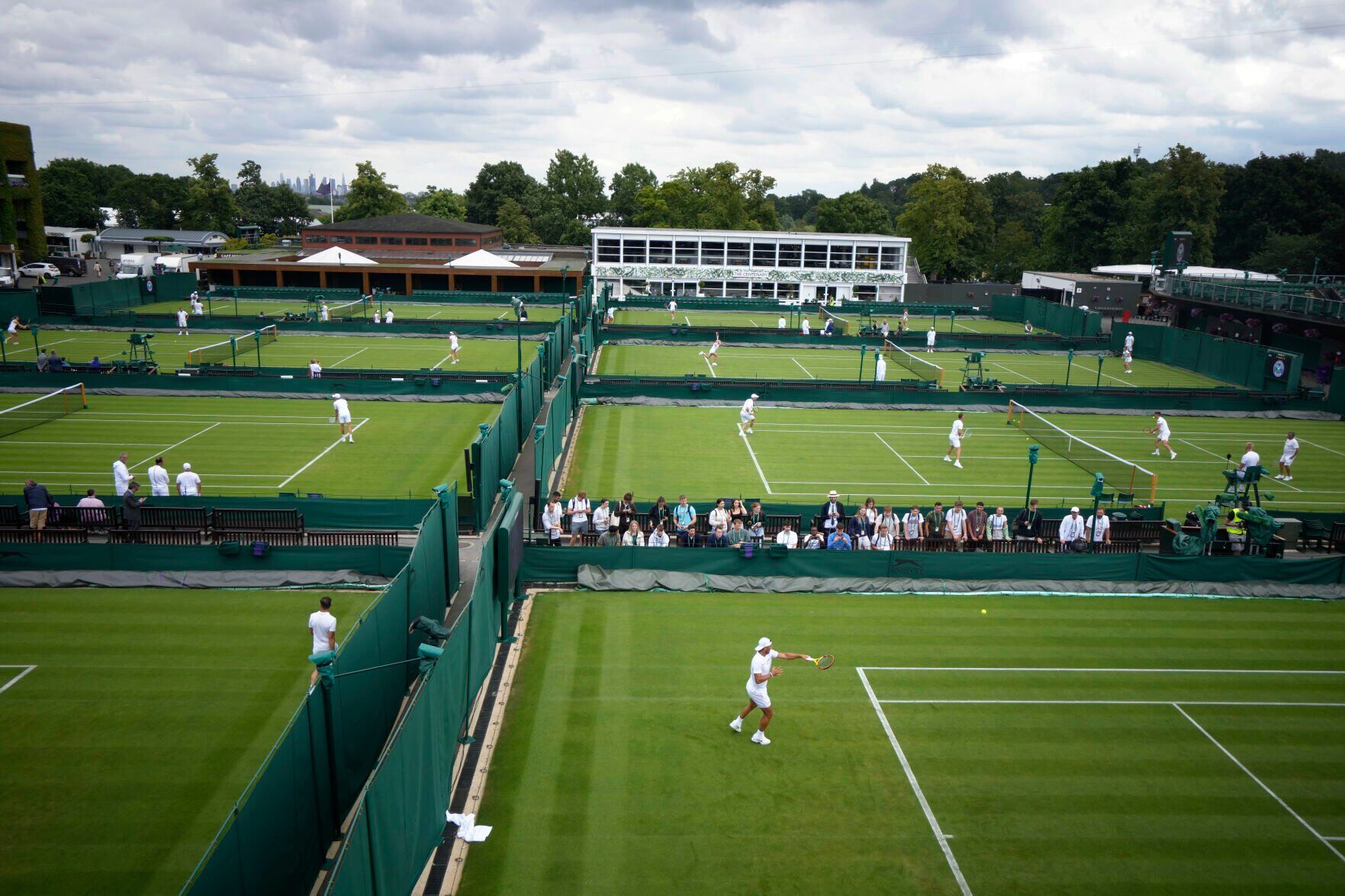 APTOPIX Britain Tennis Wimbledon